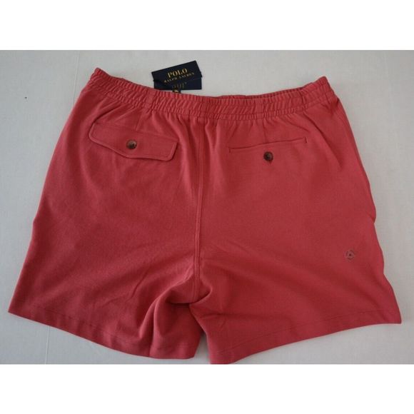 Polo Ralph Lauren 710842624017 Men's Sz XL Red 6" Polo Prepster Mesh Shorts $80 - Picture 2 of 10